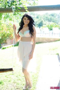 Josie-Lilly - White bra with long skirt on the swing -r408qdgdqk.jpg